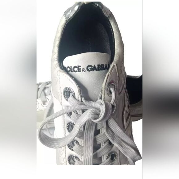 Dolce & Gabbana Shoes Men\'s Size 7 Leather White~Cream~Platinum~Silver main image 13